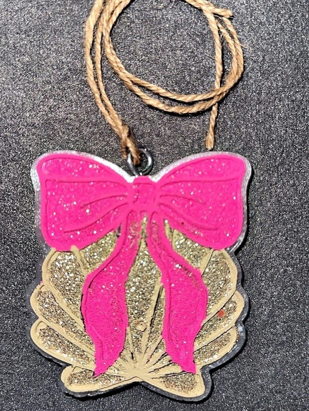 Pink Seashell Freshie